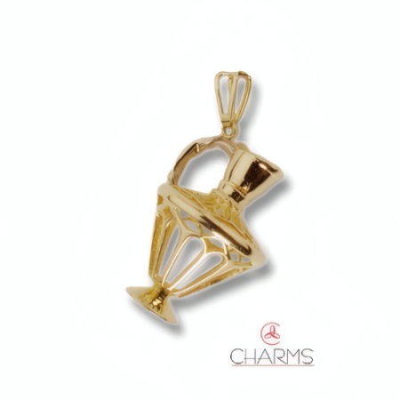 Charm Brocca Greca Pendente in Oro 18 kt