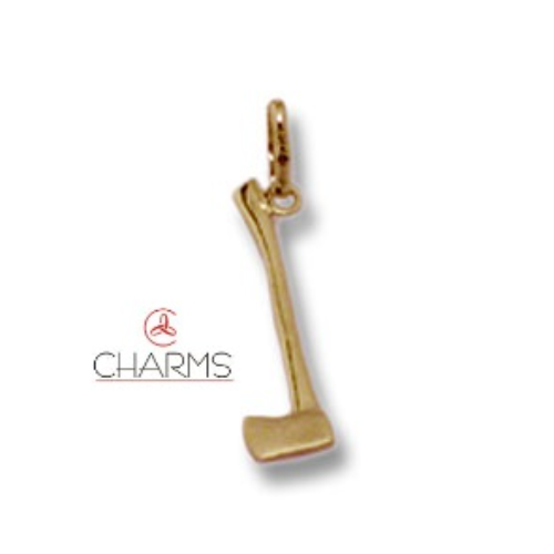 Charm Accetta per la Legna in Oro