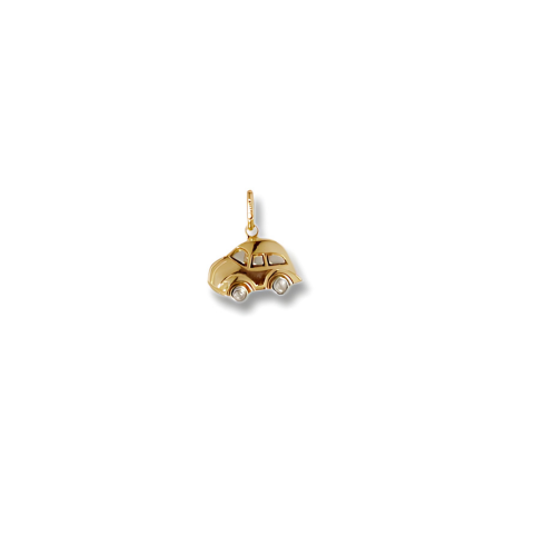 Charm Maggiolino Pendente in Oro 18 kt