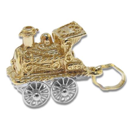 Charm Trenino Vintage in Oro