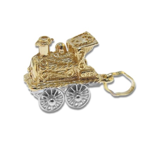 Charm Trenino Vintage in Oro
