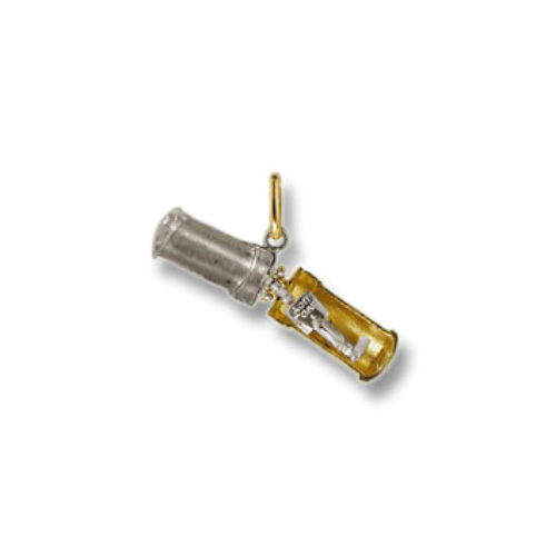 Charm casetta delle lettere in Oro