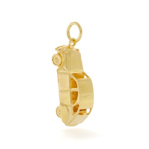 Fronte Charm a forma di Citroen Dyane in argento 925 placcato| Charms.it