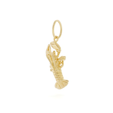 Charm a forma di Aragosta di Tristan in argento 925 in vista frontale | Charms.it