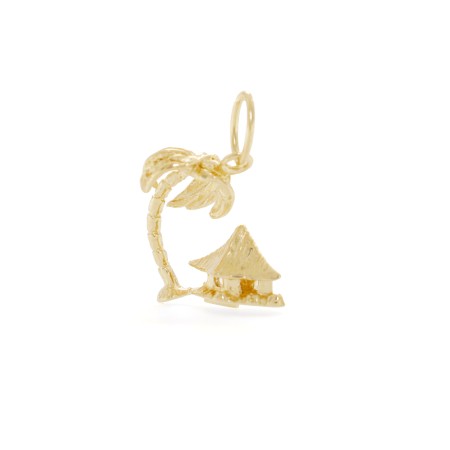 Charm a forma di Isola Tropicale in argento 925 in vista | Charms.it