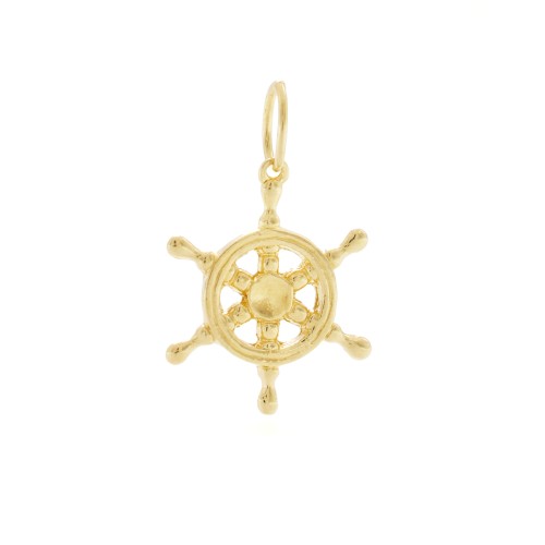 Charm a forma di Timone in argento 925 in vista frontale | Charms.it
