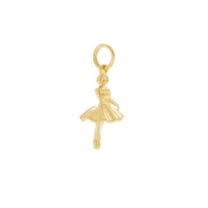 Charm a forma di Ballerina in argento 925 | Charms.it